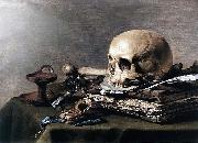 Pieter Claesz Vanitas still life oil